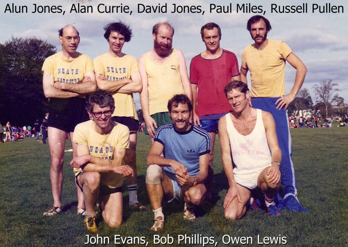 The Neath Harriers team at Bridgend